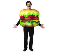 Get Real Cheeseburger Costume Adult One Size Fits Most