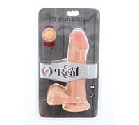 Get Real Real 8 Inch Dual Density Realistic Dildo Caramel Skin-Coloured