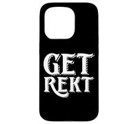 Get Rekt PC Gamer Trash Talk Gaming Esports Meme GET REKT Case for iPhone 15 Pro