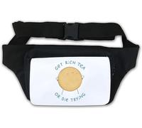 Get Rich Tea Or Die Trying Waist Bag Fanny Pack White