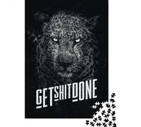 Get Shit Done Jigsaw Puzzle for Adults, 1000 Pieces, 70x50cm/1000pcs, Fresh Winter Hobby, Relaxing Home Time And A Fresh Start