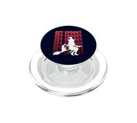 Get Spooky Halloween Witch Cat Autumn Costume Party PopSockets PopGrip for MagSafe