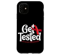 Get Tested HIV & AIDS Awareness Red Ribbon Case for iPhone 11