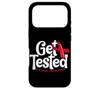 Get Tested HIV & AIDS Awareness Red Ribbon Case for iPhone 17 Pro