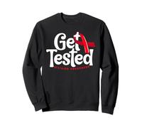 Get Tested HIV & AIDS Awareness Red Ribbon Sweatshirt