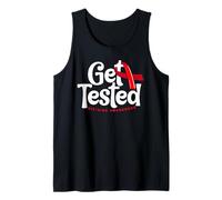 Get Tested HIV & AIDS Awareness Red Ribbon Tank Top