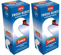 Get The Gift - Swan Fresh Burst Flavour Fusion Cards, Fresh Burst Boost for Cigarettes & Roll-Ups, Tobacco Alternative, Infuses Smooth, Refreshing Flavour, No Direct Tobacco Contact (2 Boxes of 25)
