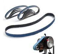 Get the Job Done with These 10pcs Zircon Corundum Sanding Belts for Any Project (120#)
