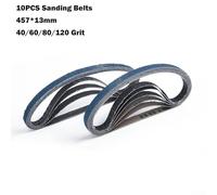 Get the Job Done with These 10pcs Zircon Corundum Sanding Belts for Any Project (80#)
