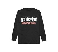 Get The Shot - Violence Feeds Violence - Longsleeve - black - M - 100% Cotton,Jersey M