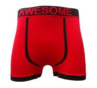 Get The Trend 3 Pairs Mens Seamless Boxer Shorts Trunks Briefs Adults Designer Boxers S-XL (Large, Awesome 3 Pairs)