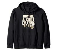 Get This Guy a Shot Before I Tie the Knot Party Zip Hoodie