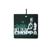 Get To Da Chopper Arnie Car Air Freshener (Famous Celebrity Stars Icons/Fun Xmas Christmas Stocking Filler/Secret Santa/Novelty Scented Gift)