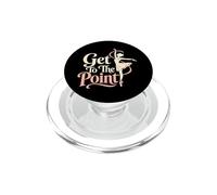 Get To The Point Ballet Pointe Dance Humor PopSockets PopGrip for MagSafe