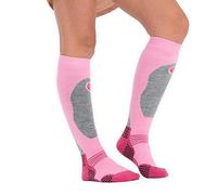 Get Top Marketing Ladies 3 or 4 Pairs High Performance SKI Snowboard socks, long hose thermal Padded socks for better Protection (4 Pack Ski Sock)