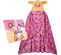 Get Trend 3D Wearable Blanket for Kids, Ultra Soft Cosy Fleece Hooded Throw Blanket, Warm & Lightweight Oversized Fleece Poncho, Gifts for Kids