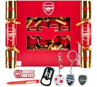Get Trend Arsenal Pop Luxury Christmas Crackers, Pack of 6 Deluxe Football Xmas Crackers, Collectible Arsenal Gifts, Fun Novelty Christmas Party Gifts (Multi Arsenal)