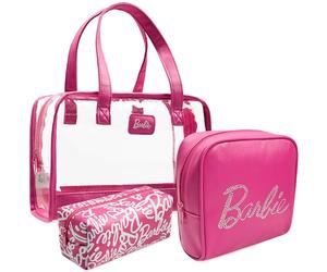 Get Trend Barbie Toiletry Bag Set for Women & Girls, 3 Piece