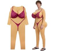Get Trend Big Bikini Babe Inflatable Halloween Costume for Adults, 5Pcs Set