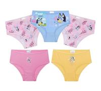 Get Trend Bluey Knickers for Girls Breathable Cotton Panties Toddlers Underwear Pack of 5 Soft Underpants Girls Gifts (4-5 Years, Multi Bluey 5 Pack)