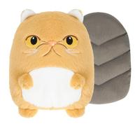 Get Trend Cat Microwavable Heat Pad, Cold & Warm Compress Huggable Plushies | Fluffy Cold & Heat Pack for Relaxation, Stomach, Joint, Muscle & Period Pain, Natural Seed Weighted Animal Plush