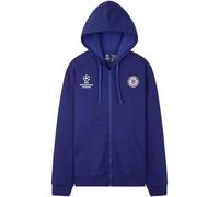 Get Trend Chelsea FC Hoodies for Men & Teens S-3XL, Champions League Football Zip-Up Hooded Sweatshirt, Football Gifts for Men (L, Blue Chelsea)