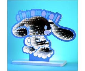 Get Trend Cinnamoroll Sanrio 3D LED Lights, Kawaii Infinity Mirror USB Plug in, Cool Room Decor & Home Decoration Night Light, Anime Gifts for Her (Multi Cinnamoroll)