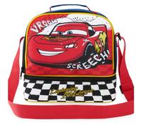 Get Trend Disney Cars Kids Insulated Lunch Bag, Dual Compartments Cooler Bag for Lunch Box & Snacks, Food Carrier for School, Sports, Travel & Picnics, School Supplies Boys Gifts (Multi Cars)