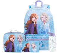 Get Trend Disney Frozen Girls Large Backpack Set 4 Pcs, 46cm School Bag