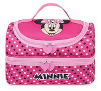 Get Trend Disney Minnie Mouse Girls Insulated Lunch Bags 3L, Lightweight Kids Lunch Boxes with Compartments, Zipped Travel School & Picnic Cool Bags with Handle, Girls Gifts (Pink Minnie Mouse)