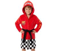 Get Trend Disney Pixar Cars or Toy Story Boys Fleece Dressing Gown 2-6 Yrs | Soft Hooded Robe with Attached Belt and Pockets, Cosy Loungewear, Nightwear Dry Changing Robe, Comfy Housecoat, Kids Gifts