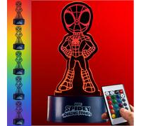 Get Trend Disney Spiderman LED Night Light, Bedside Table