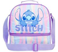 Get Trend Disney Stitch Kids Insulated Lunch Bag, Dual Compartments Cooler Bag for Lunch Box & Snacks, Food Carrier for School, Sports, Travel & Picnics, School Supplies, Girls Gifts (Multi Stitch)
