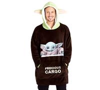 Disney Men's The Mandalorian Oversized Poncho Disney Multicolor One Size