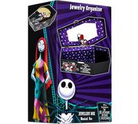 Get Trend Disney The Nightmare Before Christmas Musical Jewellery Box Girls Tweens Bedroom Decor Wind Up Music Box Mirror Drawers Gifts for Her (Black TBNC)