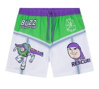 Get Trend Disney Toy Story Buzz Lightyear Boys Swimming Shorts, UPF 50+ Mesh Lined Swim Shorts, Beach Pool Swimming Trunks (5-6 Years, Multi Buzz)