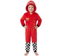 Get Trend Disney Toy Story & Cars | Hot Wheels Fleece Halloween Boys Onesie | Soft Long Sleeved Jumpsuit, All in One Pyjama Loungewear, Cosy Hooded Nightwear for Cosplay Costume Parties, Halloween Gifts