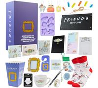 Get Trend Friends Advent Calendar 2025 for Teens & Adults, Xmas Gift Box with Accessories, Socks Stationery Keyring, Christmas Countdown for Men Women