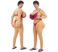 Get Trend Funny Halloween Costumes for Men, Adults, Novelty Fancy Dress Up | Inflatable Blow Up Bikini Babe, Oktoberfest Beer, Retro Disco Ski Suit, & Superstar Styles for Cosplay & Costume Party
