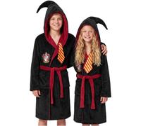 Get Trend Harry Potter Boys Teens Fleece Dressing Gown, 9-14 Yrs Nightwear | Soft Hooded Bathrobe, Cosy Loungewear, Gryffindor Changing Robe, Comfy Housecoat, Boys Gifts