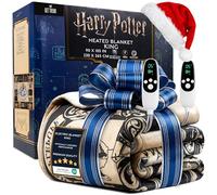 Get Trend Harry Potter Electric Blanket 230x265cm, King Size Soft & Luxurious Sherpa Fleece Heated Blanket, 9 Heat Settings & 12-Hour Auto-Off Timer (Multi Harry Potter, King UK)