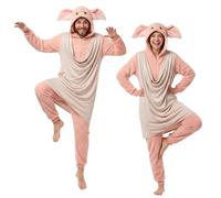 Get Trend Harry Potter Halloween Costume Fleece Onesie, Dobby or Hedwig, S-2XL