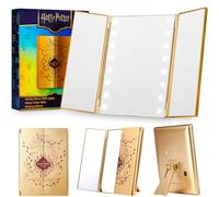 Get Trend Harry Potter Makeup Mirror, Vanity Compact Battery Operated Portable Dressing Table Mirror With Lights, Travel & Bedroom, Gifts For Adults (Multi/Harry Potter)