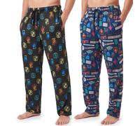 Get Trend Harry Potter | Marvel | Star Wars Men's Lounge Pants, 2 Pack | Soft & Comfy Pyjama Bottoms Trousers, Loungewear Pants with Elasticated Drawstring Waist, Sleepwear Pjs Bottom, Men Gifts