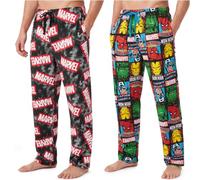 Get Trend Harry Potter | Marvel | Star Wars Men's Lounge Pants, 2 Pack | Soft & Comfy Pyjama Bottoms Trousers, Loungewear Pants with Elasticated Drawstring Waist, Sleepwear Pjs Bottom, Men Gifts