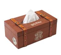 Get Trend Harry Potter Wooden Tissue Box Holder Rectangle, Home Table Decor | Novelty Napkin Holder, Tissue Holder for House, Car, Office, Hotel & Cafe Decor, Harry Potter Gifts for Fans (Brown)
