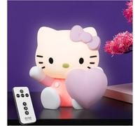 Get Trend Hello Kitty 3D Silicone Light, USB-Powered Rechargeable Squishy LED Lamp, Remote Controlled 3 Light Modes Lamp for Bedroom, Gifts for Her (Hello Kitty)