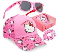 Get Trend Hello Kitty | Barbie | Squishmallows Girls Baseball Cap, Sunglasses & Scrunchie Sets, Travel Holiday Accessories
