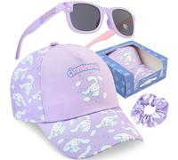 Get Trend Hello Kitty | Barbie | Squishmallows Girls Baseball Cap, Sunglasses & Scrunchie Sets, Travel Holiday Accessories