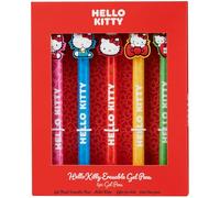 Get Trend Hello Kitty Pens Set of 5 Erasable Gel Pens Kawaii Office School Supplies Stationery Set Rollerball with Blue Ink Anime Gifts for Girls (Hello Kitty)